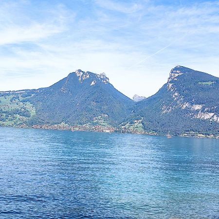 Spiez Lakeview By The Station Room C Dış mekan fotoğraf